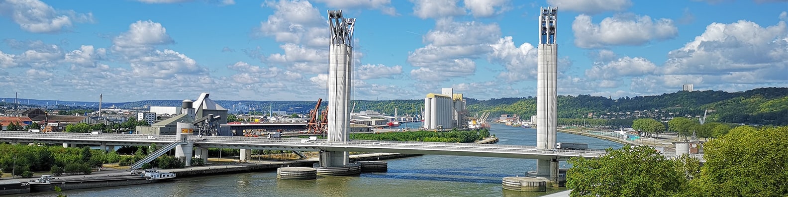 Vue salle de réception à Rouen